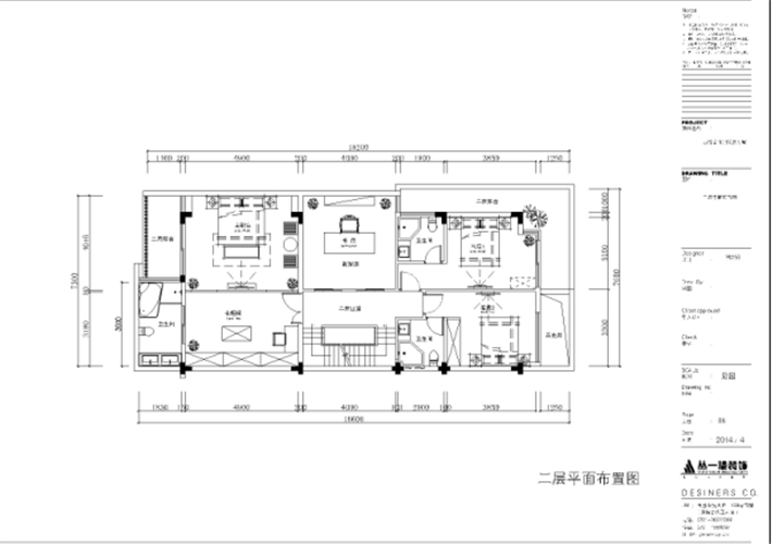 二楼平面布置图